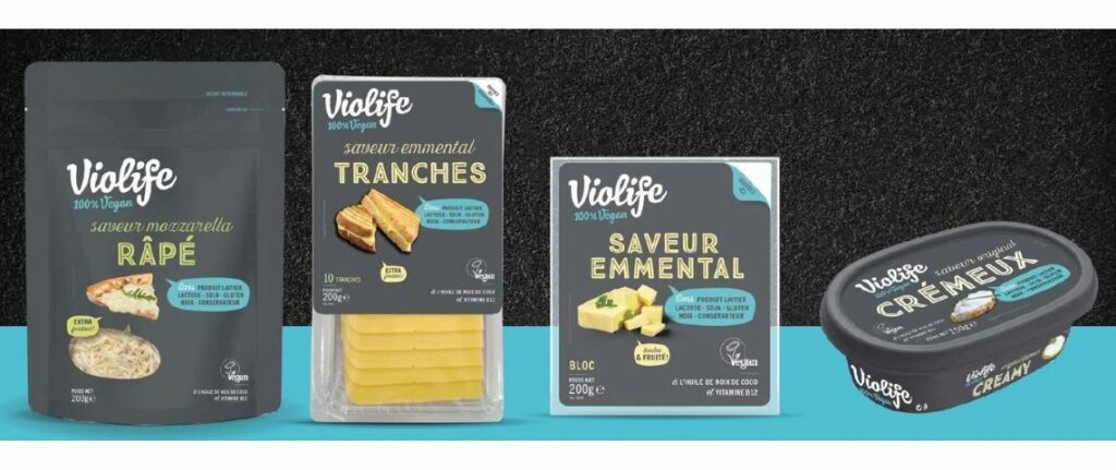 Paquets fromages vegans