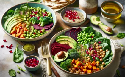 Deux plats vegans